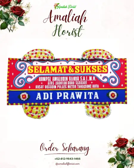 Papan Bunga Ucapan Selamat Pademonegoro